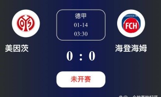 德甲保级生死战：美因茨主场迎战海登海姆，谁能赢得关键三分？