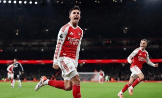 英超-加布里埃尔破门特罗萨德传射 阿森纳4-1大胜维拉