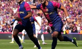 残阵巴萨欧冠“虐菜”，8人受伤18岁亚马尔将创纪录