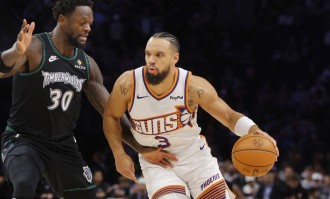 爱德华兹空砍40分狄龙18分 太阳险胜森林狼